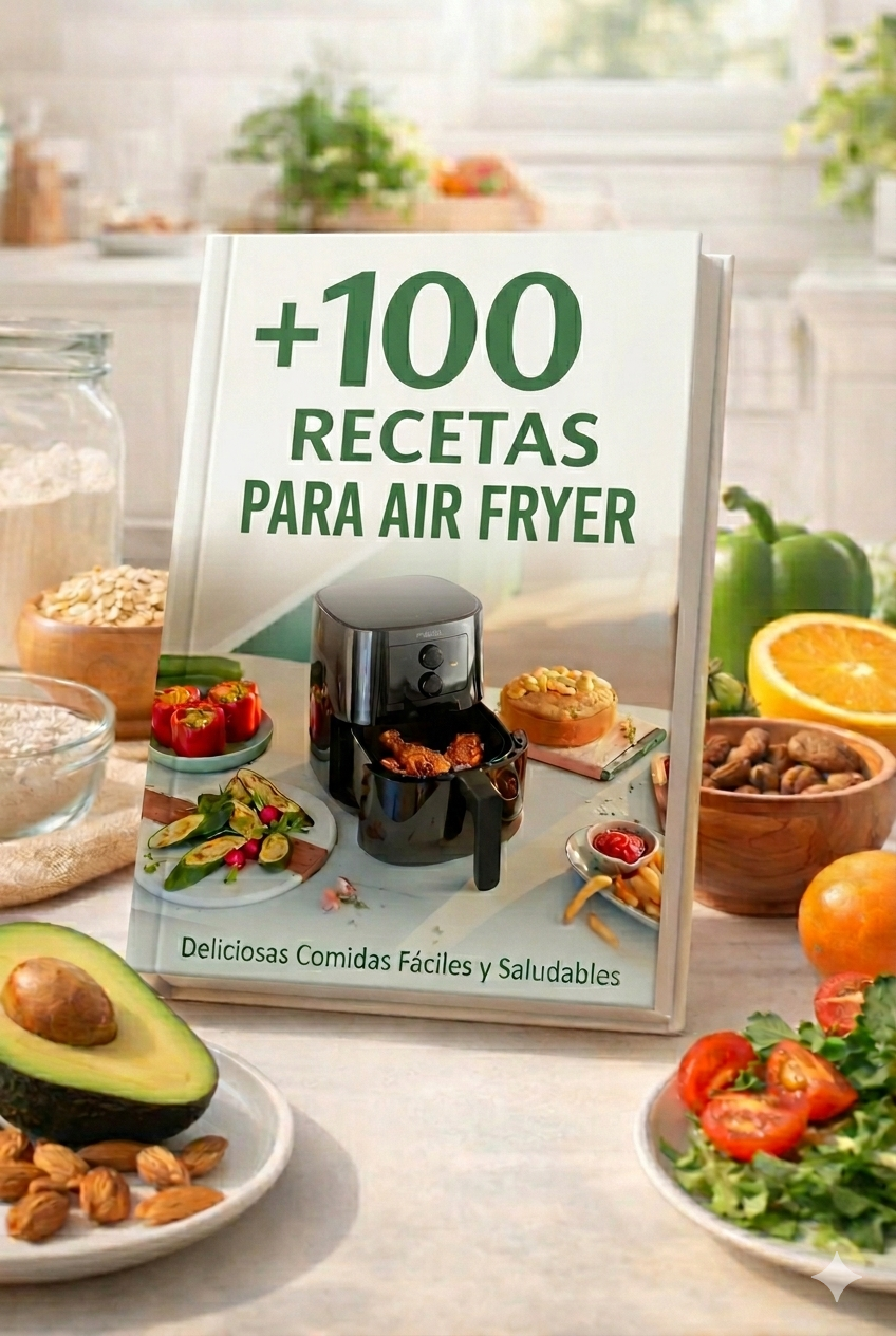 +100 RECETAS PARA AIR FRYER + 3 BONUS DE REGALO